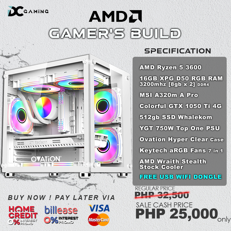 Ryzen 5 3600 x GTX 1050 Ti - White Trending